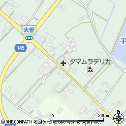 茨城県小美玉市大笹280周辺の地図