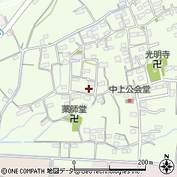 群馬県藤岡市中1391-12周辺の地図