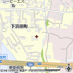 群馬県太田市下浜田町179-4周辺の地図