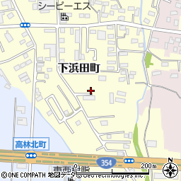 群馬県太田市下浜田町229-9周辺の地図