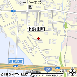 群馬県太田市下浜田町229-8周辺の地図