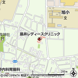 藤井レディースクリニック周辺の地図