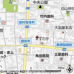 かどや靴店周辺の地図