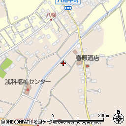 長野県佐久市八幡490-3周辺の地図