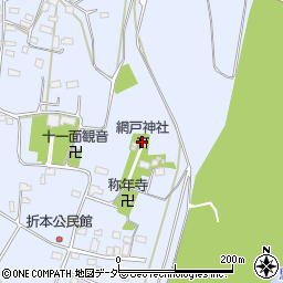 網戸神社周辺の地図