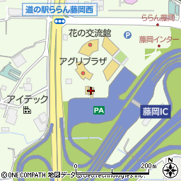 「道の駅」ららん藤岡公衆トイレ周辺の地図