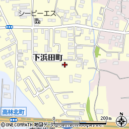 群馬県太田市下浜田町234周辺の地図