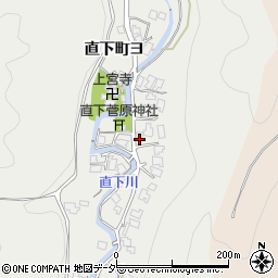 石川県加賀市直下町（タ）周辺の地図