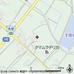茨城県小美玉市大笹284周辺の地図