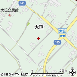 茨城県小美玉市大笹243周辺の地図