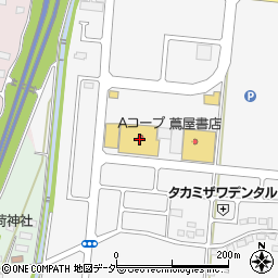 Ａコープファーマーズ佐久平店周辺の地図