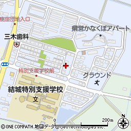 茨城県結城市鹿窪1375-87周辺の地図