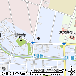 長沼町本郷公民館周辺の地図