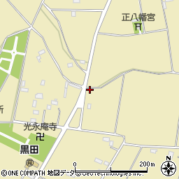 栃木県小山市西黒田543-11周辺の地図