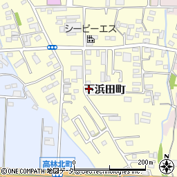 群馬県太田市下浜田町224-3周辺の地図