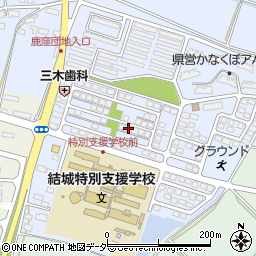 茨城県結城市鹿窪1375-53周辺の地図