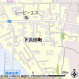 群馬県太田市下浜田町224-10周辺の地図