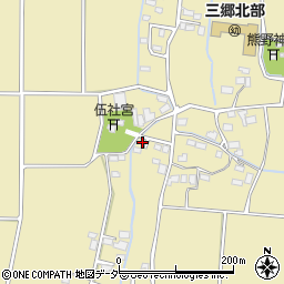 長野県安曇野市三郷明盛4186-13周辺の地図