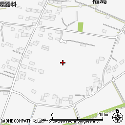 茨城県笠間市福島周辺の地図