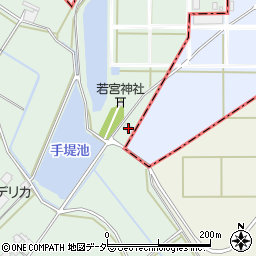 茨城県小美玉市手堤41周辺の地図