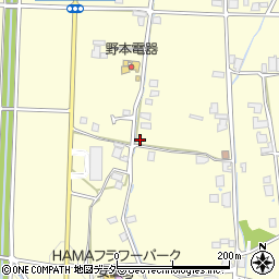 長野県安曇野市三郷温5763-2周辺の地図