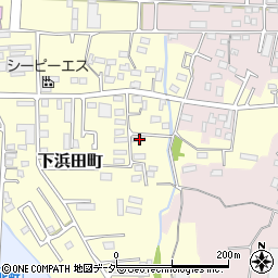 群馬県太田市下浜田町293-8周辺の地図