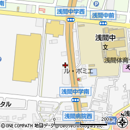牛角佐久平店周辺の地図