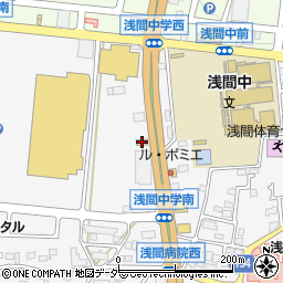 牛角佐久平店周辺の地図