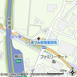 ヤマサあづみ野産業団地ＳＳ周辺の地図