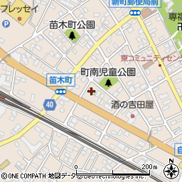 ファミリーマート高崎新町笛木町店周辺の地図