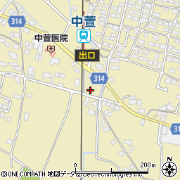 長野県安曇野市三郷明盛3008-9周辺の地図