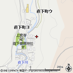 石川県加賀市直下町レ周辺の地図
