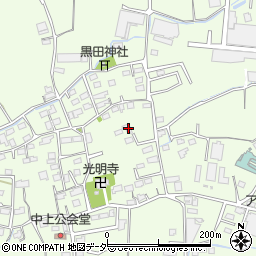 群馬県藤岡市中1484-2周辺の地図