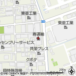 寿運輸倉庫株式会社　太田配送センター周辺の地図