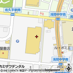 オートアールズ佐久平店周辺の地図