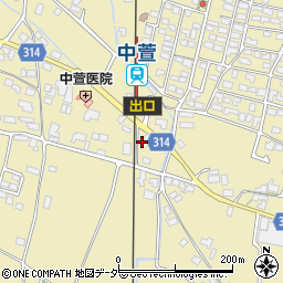 長野県安曇野市三郷明盛3008周辺の地図