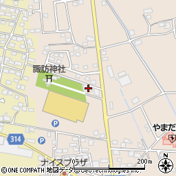 長野県安曇野市豊科507-2周辺の地図
