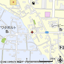 群馬県太田市下浜田町334周辺の地図