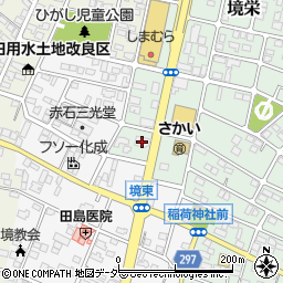 桐生信用金庫境支店周辺の地図