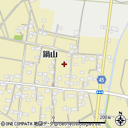 茨城県筑西市鍋山周辺の地図