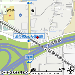 群馬県藤岡市森337周辺の地図