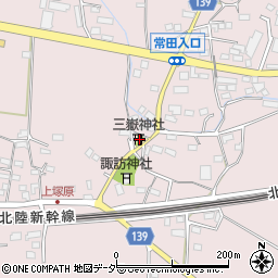 三嶽神社周辺の地図