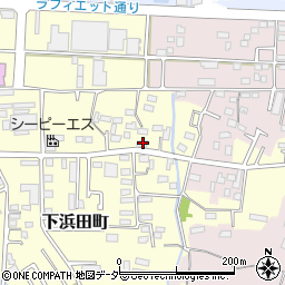 群馬県太田市下浜田町278周辺の地図