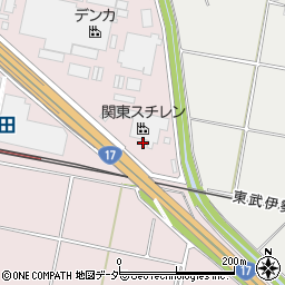 関東スチレン株式会社　太田工場周辺の地図