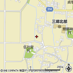 長野県安曇野市三郷明盛4188-4周辺の地図