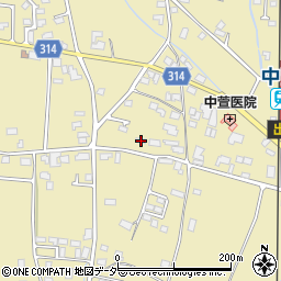 長野県安曇野市三郷明盛3014-1周辺の地図