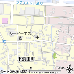 群馬県太田市下浜田町286周辺の地図