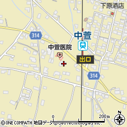 長野県安曇野市三郷明盛3006-7周辺の地図