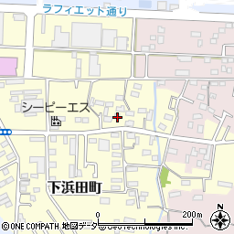 群馬県太田市下浜田町279周辺の地図