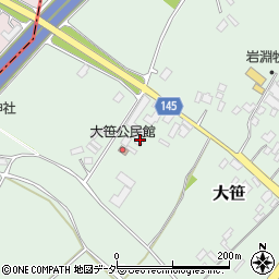 茨城県小美玉市大笹217周辺の地図